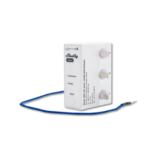 Medidor de Energía Trifásico WiFi Shelly 3EM-63 Gen3