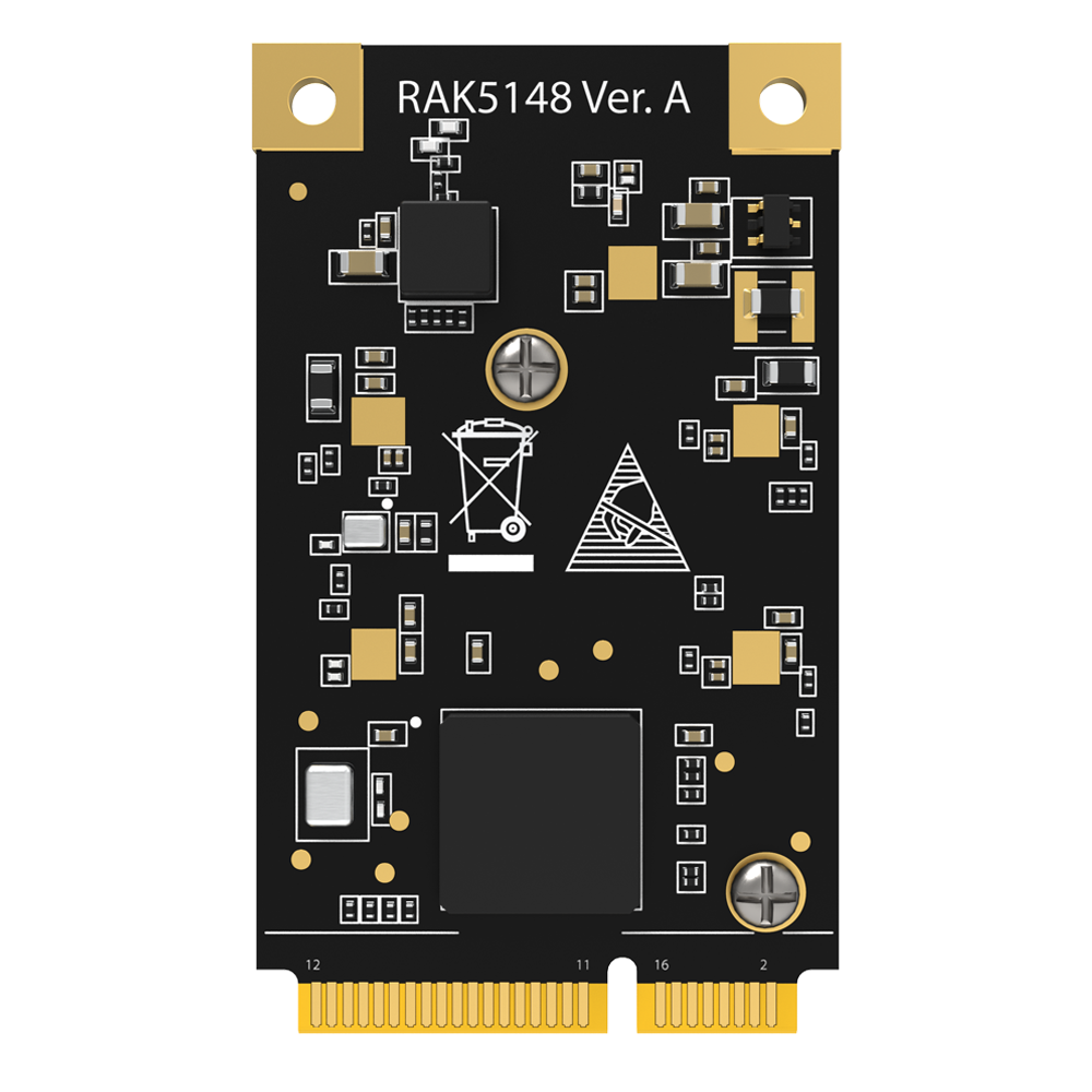 2.4 GHz mini PCIe Concentrator Module for LoRa Based on SX1280 RAK5148
