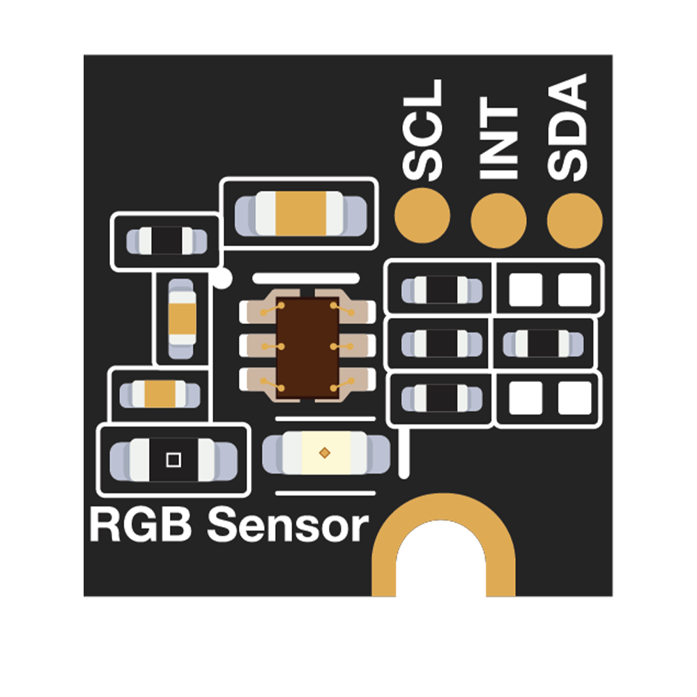 RGB Light Sensor AMS TCS37725FN RAK12021