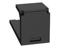 Panduit PanNet Modulo vacio MiniCom Negro