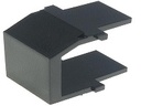 Panduit NetKey Modulo vacio negro Keystone