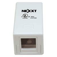 NEXXT Caja de Montaje Superficial Descargada 1 Puerto Blanco