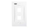 NEXXT Placa Pared 2 Puertos - Blanco