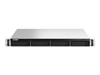 QNAP TS-464U-RP NAS Bastidor (1U) Intel® Celeron® N5095 8 GB DDR4 0 TB QNAP QTS Aluminio, Negro