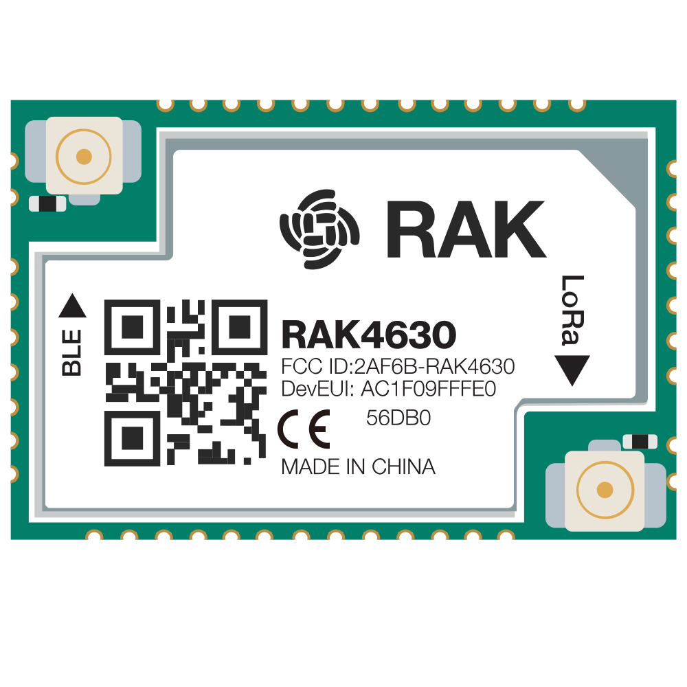 RAK4630 nRF52840 SX1262 — Módulo LoRa Bluetooth for LoRaWAN®
