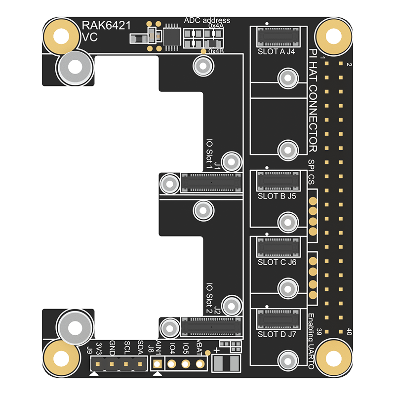 WisBlock HAT for Raspberry Pi RAK6421