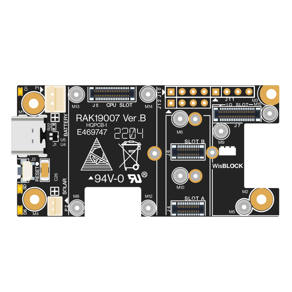 WisBlock Starter Kit — kit básico RAK19007 (AU915)