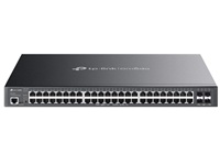 TP-Link Omada SG3428XMP switch Gestionado L2+ Gigabit Ethernet (10/100/1000) Energía sobre Ethernet (PoE) 1U Negro