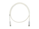 Panduit Netkey Patch Cord Cat 6A 26 AWG Gris 1 feet