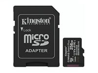Kingston Tarjeta de Memoria 256GB microSD Canvas Selec