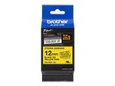 Brother TZES631 Black on yellow
