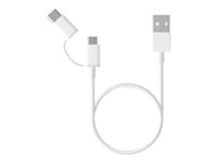 Xiaomi Mi 2-in-1 USB cable kit - 2.4 A - 1 m - white