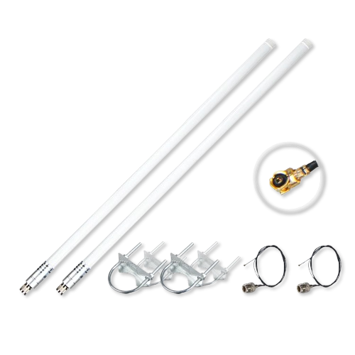 Bundle de antenas de fibra de vidrio 8dBi para LoRa® (900-930 MHz)