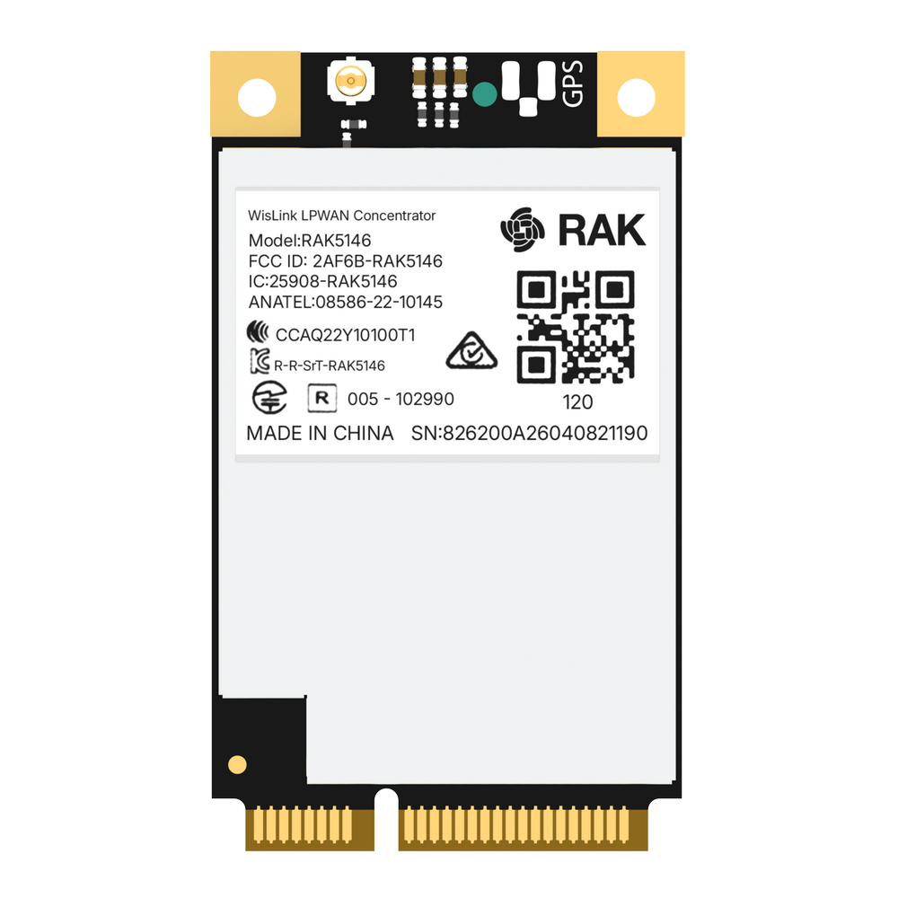 RAK5146 Gateway Concentrator Module for LoRaWAN® SX1303
