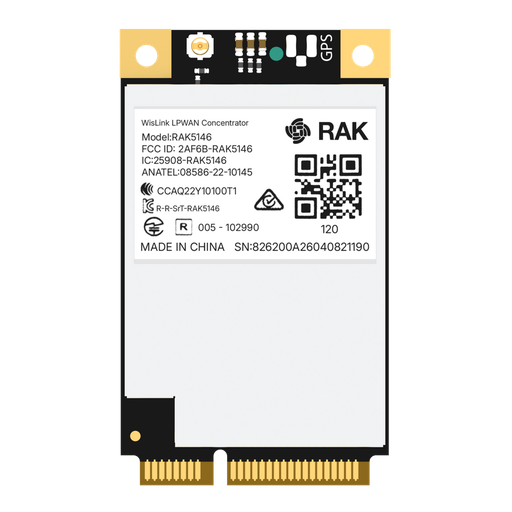 RAK5146 Gateway Concentrator Module for LoRaWAN® SX1303
