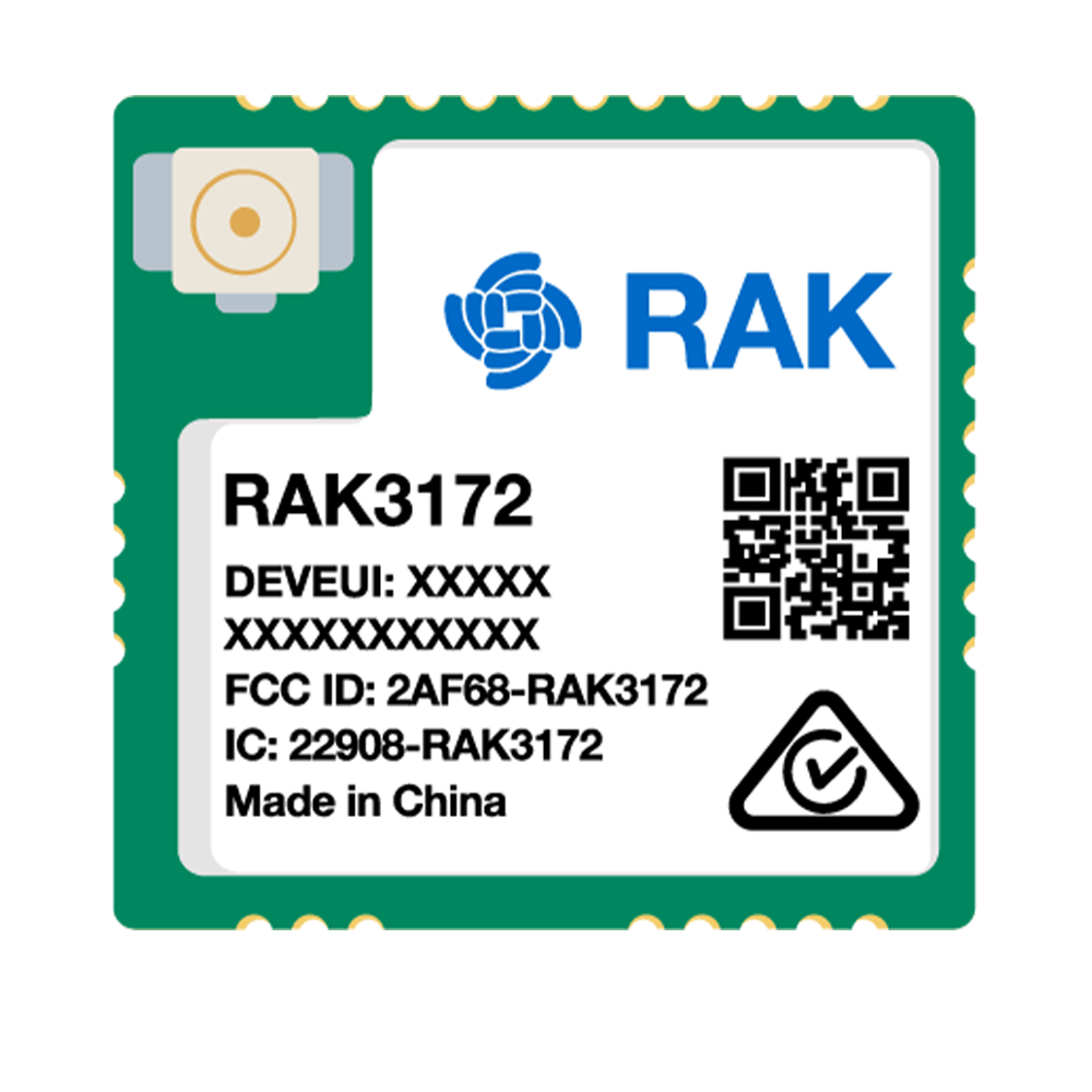 Módulo RAK3172 STM32WLE5 para LoRaWAN®
