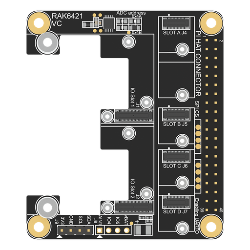 WisMesh Pi Hat Kit — RAK6421 + Raspberry Pi 5 (4GB)