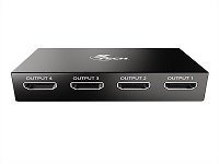 Xtech 4-port HDMI Splitter Box with power XHA-420