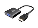 Xtech-Video Adapter HDMI male to VGA female Black XTC-384