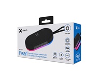 Xtech portable Spkr BT Pearl 5W TWS Blck w/LED lighs XTS-607