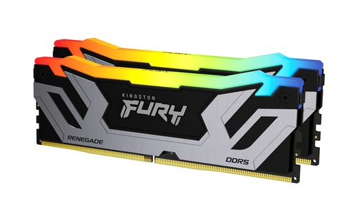 Kingston Technology FURY 48GB 8400MT/s DDR5 CL40 CUDIMM (Kit de 2) Renegade RGB Silver XMP