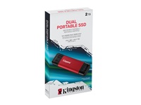 Kingston SSD Externo 2TB DUAL USB-A/C