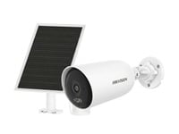 HIK Bullet 4MP C/ Panel Solar 4G LF 2.8mm IP66 IR 30mt