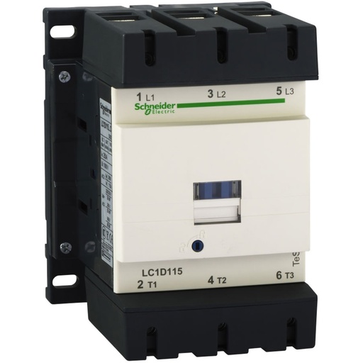 Contactor TeSys D 3 polos 115A bobina 230V AC Schneider Electric LC1D115P7