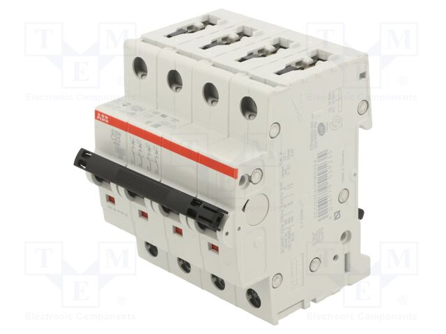 Interruptor Automático 230/400VAC 25A 4 polos curva C 6kA ABB 2CDS254001R0254
