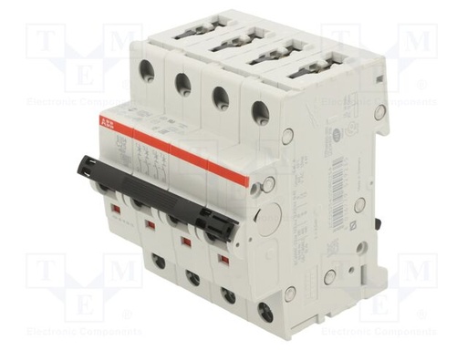 Interruptor Automático 230/400VAC 25A 4 polos curva C 6kA ABB 2CDS254001R0254