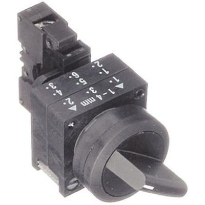 Interruptor Selector Rotatorio 2 Posiciones Maneta Estándar Negro Retención Siemens 3SB3201-2KA11