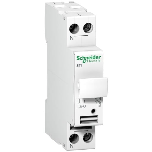 Seccionador Portafusible 1 polo 25A Schneider Electric A9N15646