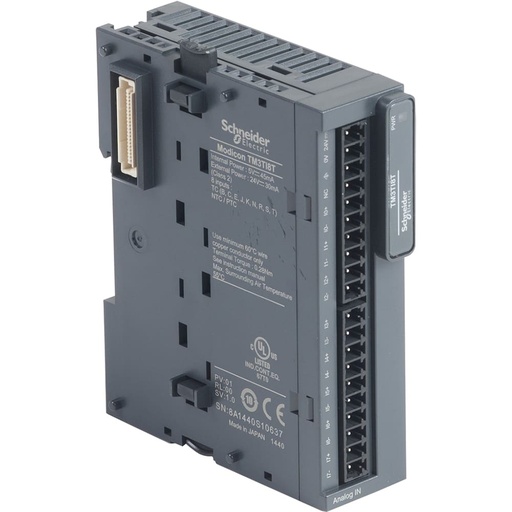 Módulo de Entradas Analógicas 8 entradas de temperatura Schneider Electric TM3TI8T