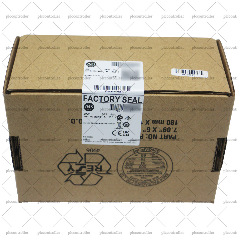 Controlador Micro850 24 E/S EtherNet/IP Allen-Bradley 2080-L50E-24QWB