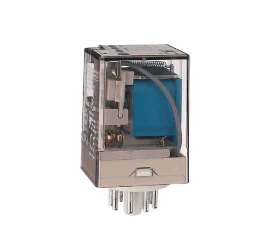 Relé de Base Tubular Enchufable No Enclavable 125V dc 10A 3PDT Allen-Bradley 700-HA33Z01-3