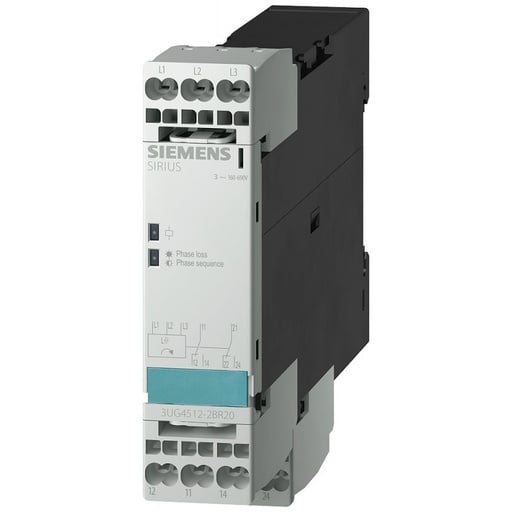 Relé de Monitoreo de Corriente Residual Siemens 3UG4512-2BR20 1-YEAR