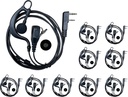 Micrófonos con Auricular y Botón PTT 2 PIN KPLUG Retevis EEK002