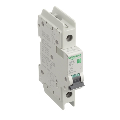 Disyuntor Miniatura 1 polo 1A Curva C Multi9 Schneider Electric M9F42101