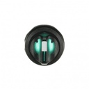 Interruptor Selector Iluminado 3 posiciones maneta corta verde ABB M3SS1-11G 1SFA611210R1102