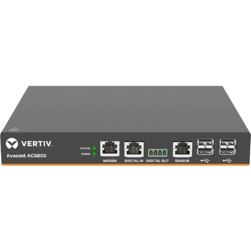 Consola Serial de 4 puertos Vertiv Avocent ACS800 Kvm ACS804MEAC-400