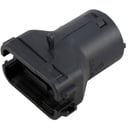 DEUTSCH DT 12 Position, Black, Backshell, PA 66, 180 ° Cable Exit