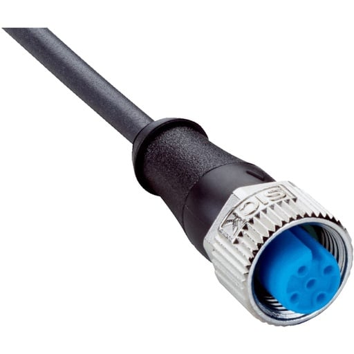 Cable Sensor Actuador M12 Hembra 4 pines a Extremos Libres 5m Sick YF2A14-050UB3XLEAX