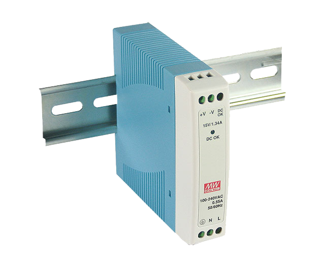 Fuente de poder Riel DIN 10W plástico MDR-10