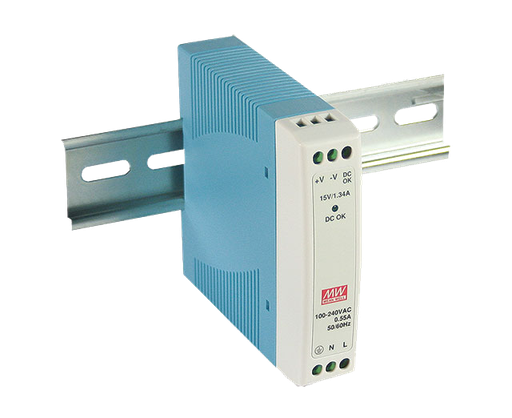Fuente de poder Riel DIN 10W plástico MDR-10